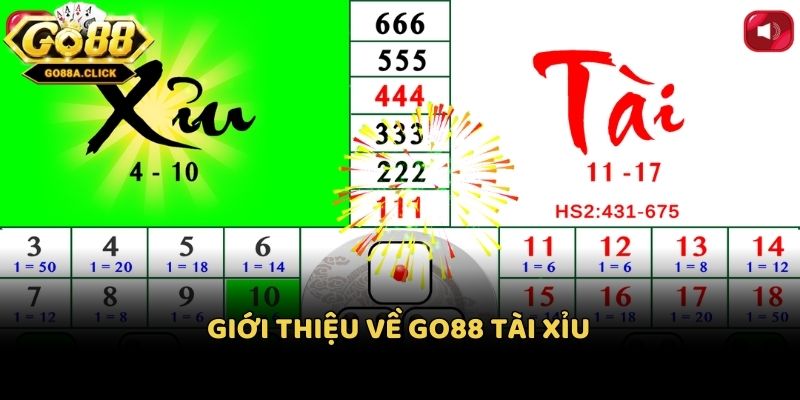 Giới thiệu về Go88 tài xỉu