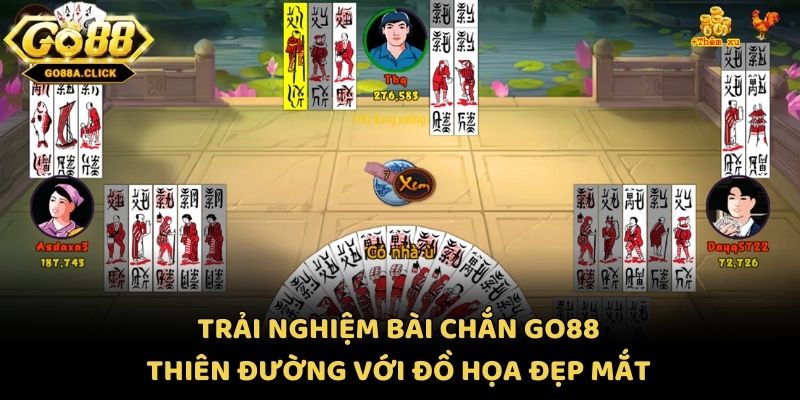 Trải nghiệm bài Chắn Go88 thiên đường với đồ họa đẹp mắt